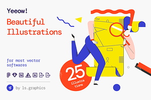 Yeeow! Illustration Kit
