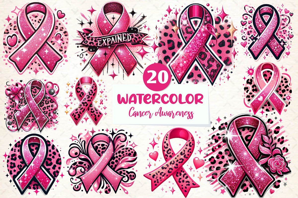 Breast Cancer Awareness PNG, an Illustration by CreationArt (Photo 1 of 5)