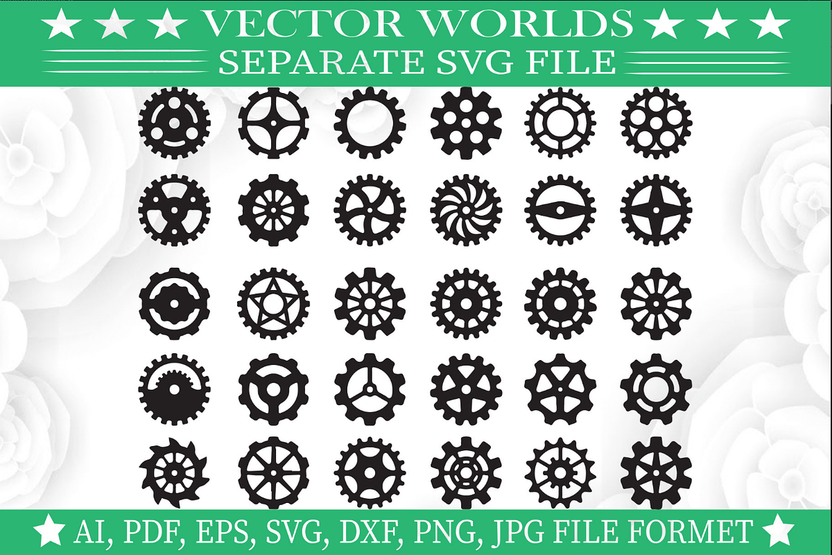 Gear Wheel Svg, Gear, Wheel Svg, an Object Graphic by VectorWorlds