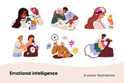 Emotional intelligence concepts set, a Person Illustration by Good Studio (Thumbnail 1 of 8)