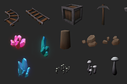 Crystal Mine, an Environmental 3D Model by FasterBoom (Thumbnail 5 of 5)