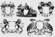 Procreate Heraldic Crests & Emblems, a Brush Add-On by AW Studios (Thumbnail 3 of 9)