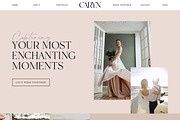 Showit Website Template - Caryn, a Websites & App Template by Capri & Rome (Thumbnail 2 of 7)