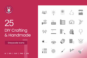 25 DIY Crafting & Handmade Icons, an Icon by IconBunny