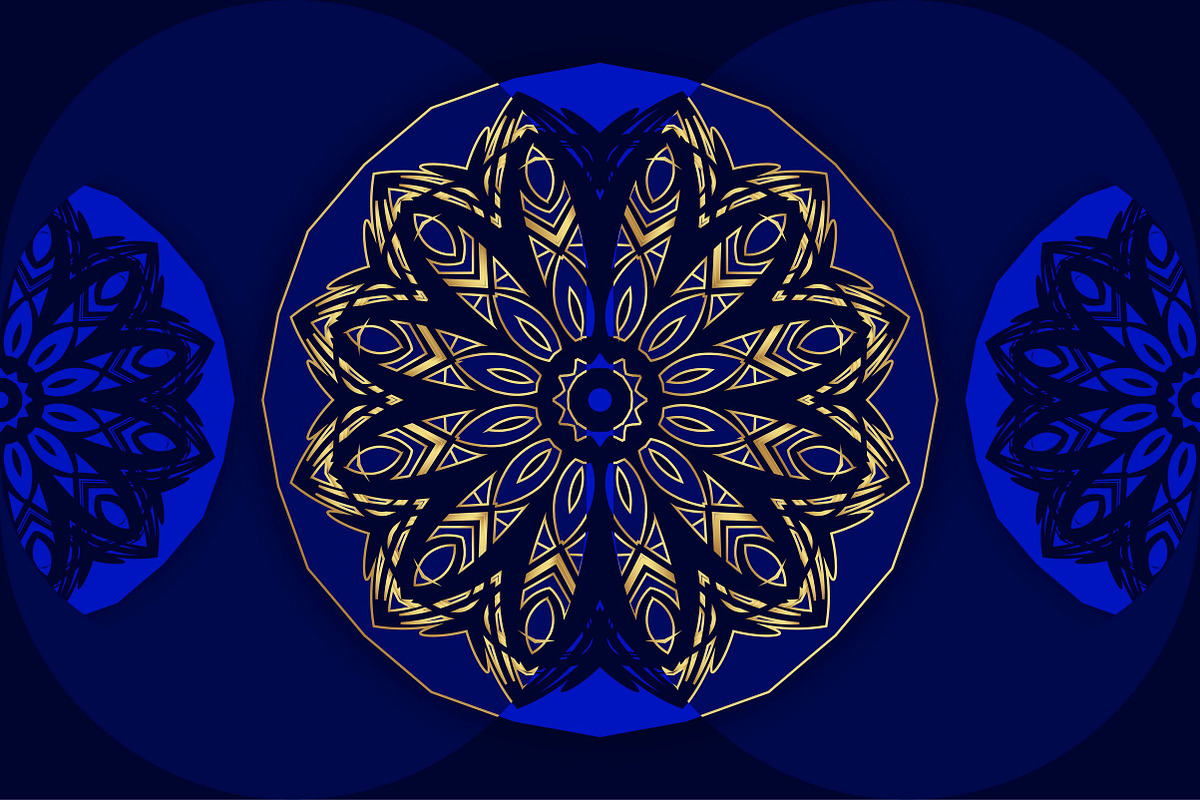 Mandala Circular Pattern Vector Pack, a Background Graphic by NJ Himel (Photo 63 of 95)