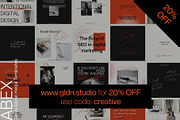 Canva Social Media Templates | Abex, a Social Media Template by GLDN Studio (Thumbnail 1 of 8)