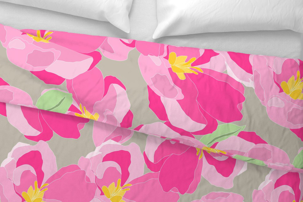 Pink peonies blooms bouquets spring, a Pattern Graphic by Nocito Design (Photo 4 of 5)