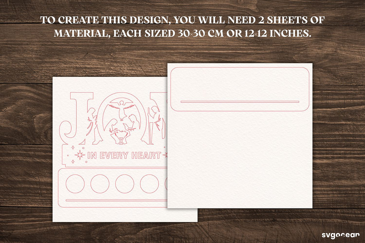 Nativity Candle Holder SVG Bundle, a Decorative Illustration by svgocean (Photo 14 of 14)