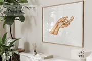 Our Family Holding Hands Watercolor, a Person Illustration by EkaterinaViArt (Thumbnail 5 of 5)