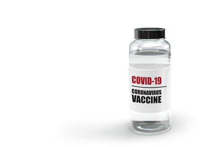 3D Render of Covid-19 Vaccine