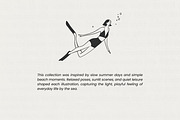Summer People: Minimal Line Art, a Person Illustration by Veyla (Thumbnail 2 of 11)