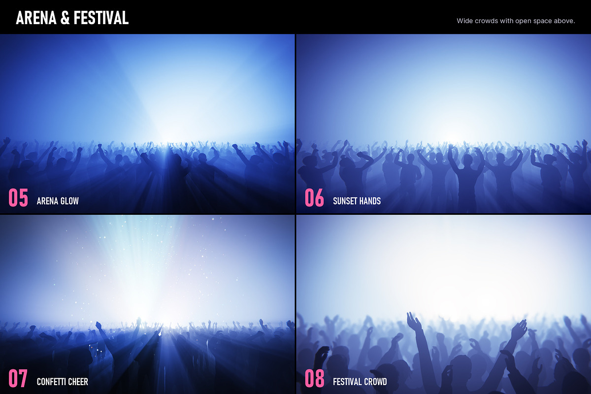 Live Crowd - 12 JPG Backgrounds, a Background Graphic by Photocreo Michal Bednarek (Photo 3 of 5)