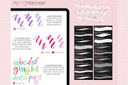 Procreate Plaid Lettering Brushes, a Brush Add-On by My Fancy Design Shop (Thumbnail 3 of 10)