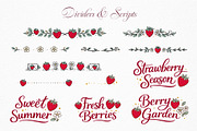 Strawberry Summer - Vector Clipart, an Object Graphic by Christine Krahl (Thumbnail 4 of 6)