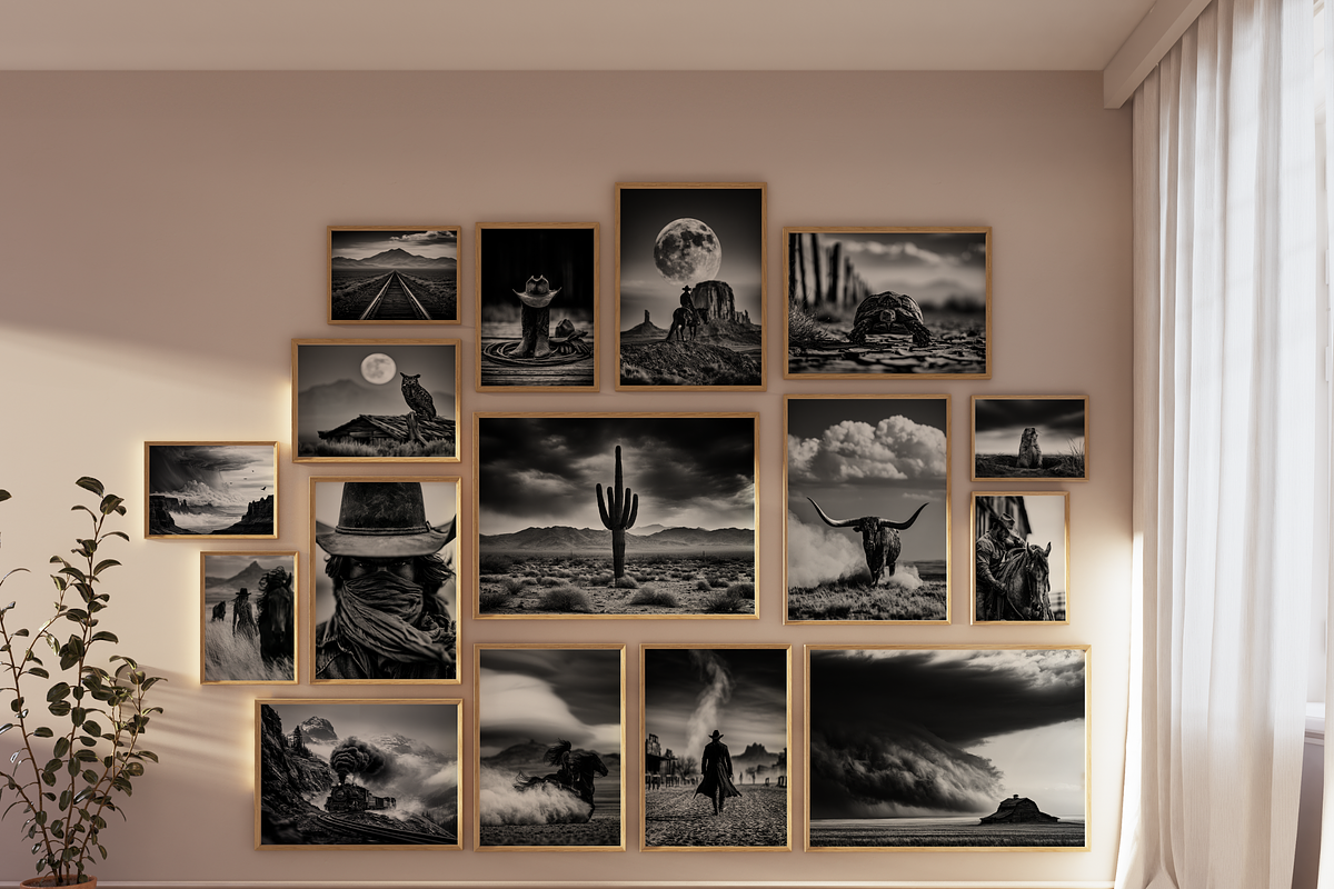 High Noon Wall Art Collection, a Decorative Illustration by PrintablesByFranklyn (Photo 2 of 8)