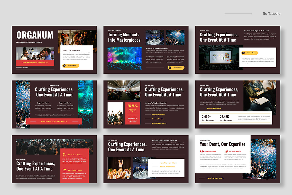 Event Organizer & Planner Slides, a Presentation Template by fluffstudio (Photo 2 of 4)