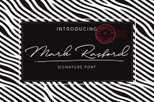 Mark Rasford Signature Font Script