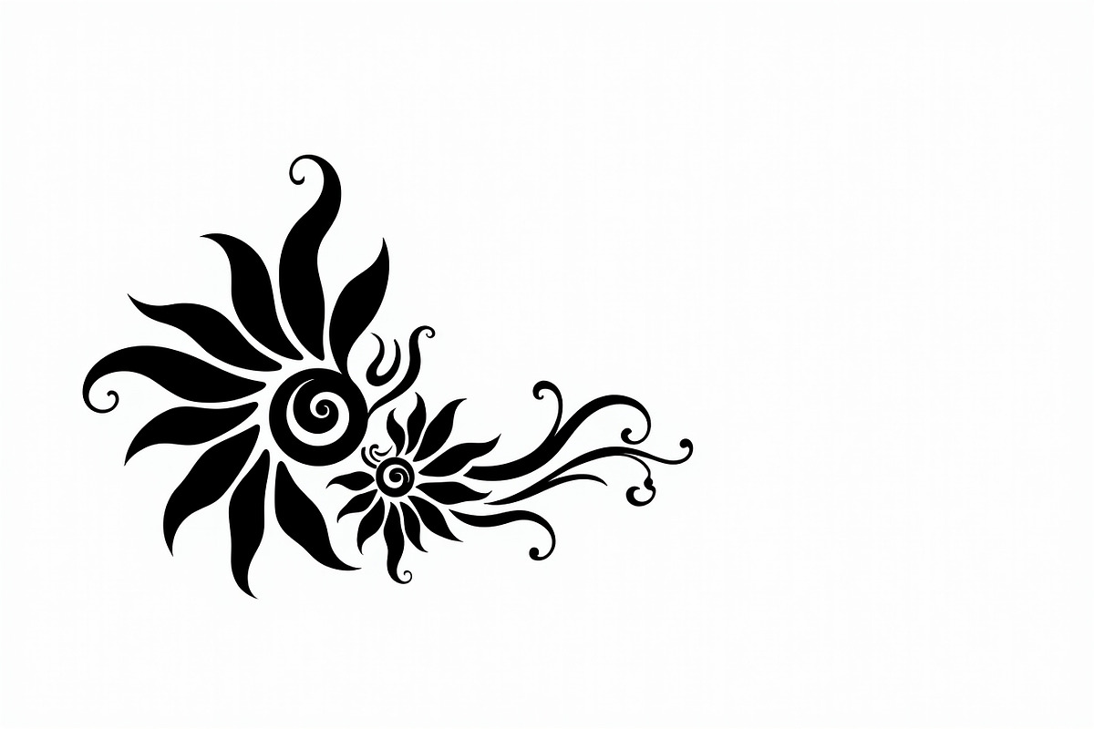 Elegant flower decorative design, an Illustration by Amazin_art (Photo 12 of 21)