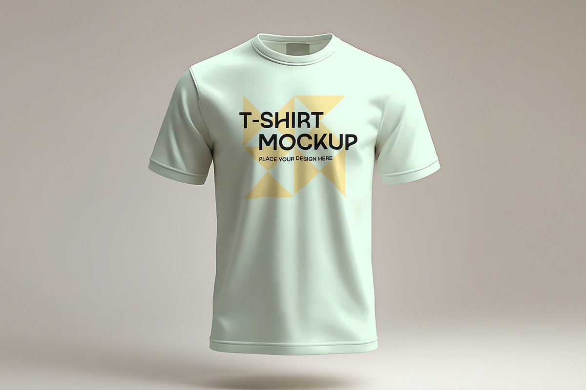 T-Shirt Mockup PSD Template, a Product Mockup by graphypix (Photo 1 of 4)
