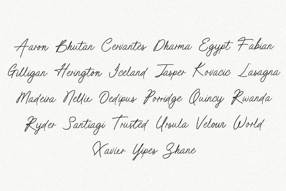 Sorriglina Script Font, a Script Font by Arendxstudio (Photo 7 of 9)