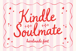 Kindle Soulmate Handmade Script Font