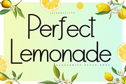 Perfect Lemonade, a Sans Serif Font by FreshTypeINK (Thumbnail 1 of 7)