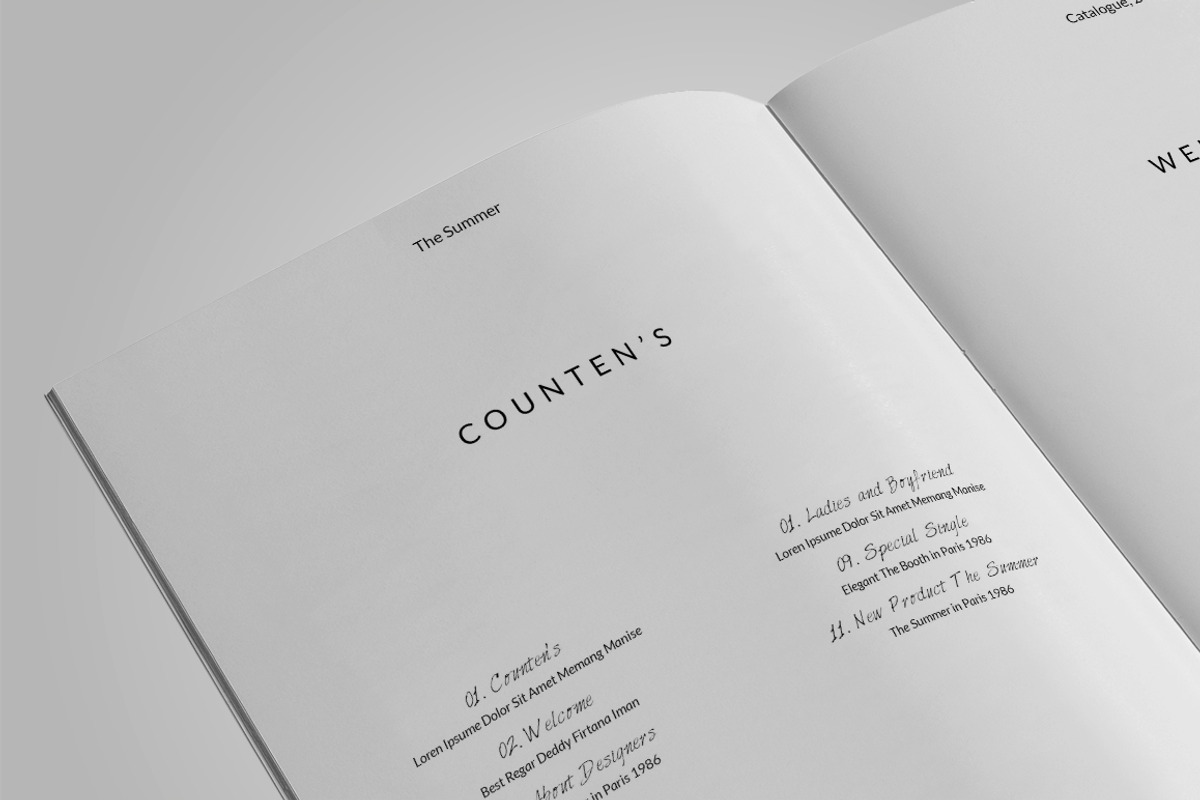 The Summer Catalogue, a Brochure Template by Firtana (Photo 9 of 13)