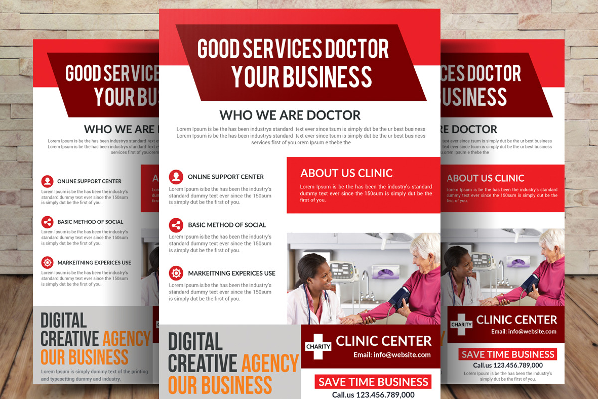 Doctor Flyer, a Flyer Template by graphicforest