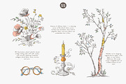 vintage illustration cottagecore set, a Decorative Illustration by Patishop Art (Thumbnail 6 of 10)