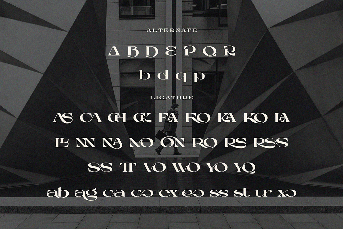 Korsson - Modern Serif Font, a Serif Font by Cruzine (Photo 5 of 7)