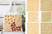 Groovy Earth Tone Flower PNG Set, an Object Graphic by Flourish Spark (Thumbnail 7 of 10)