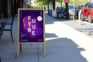 Sandwich Board Mockup