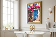Bougainvillea Mediterranean Art, a Background Graphic by Floraphoria (Thumbnail 4 of 13)