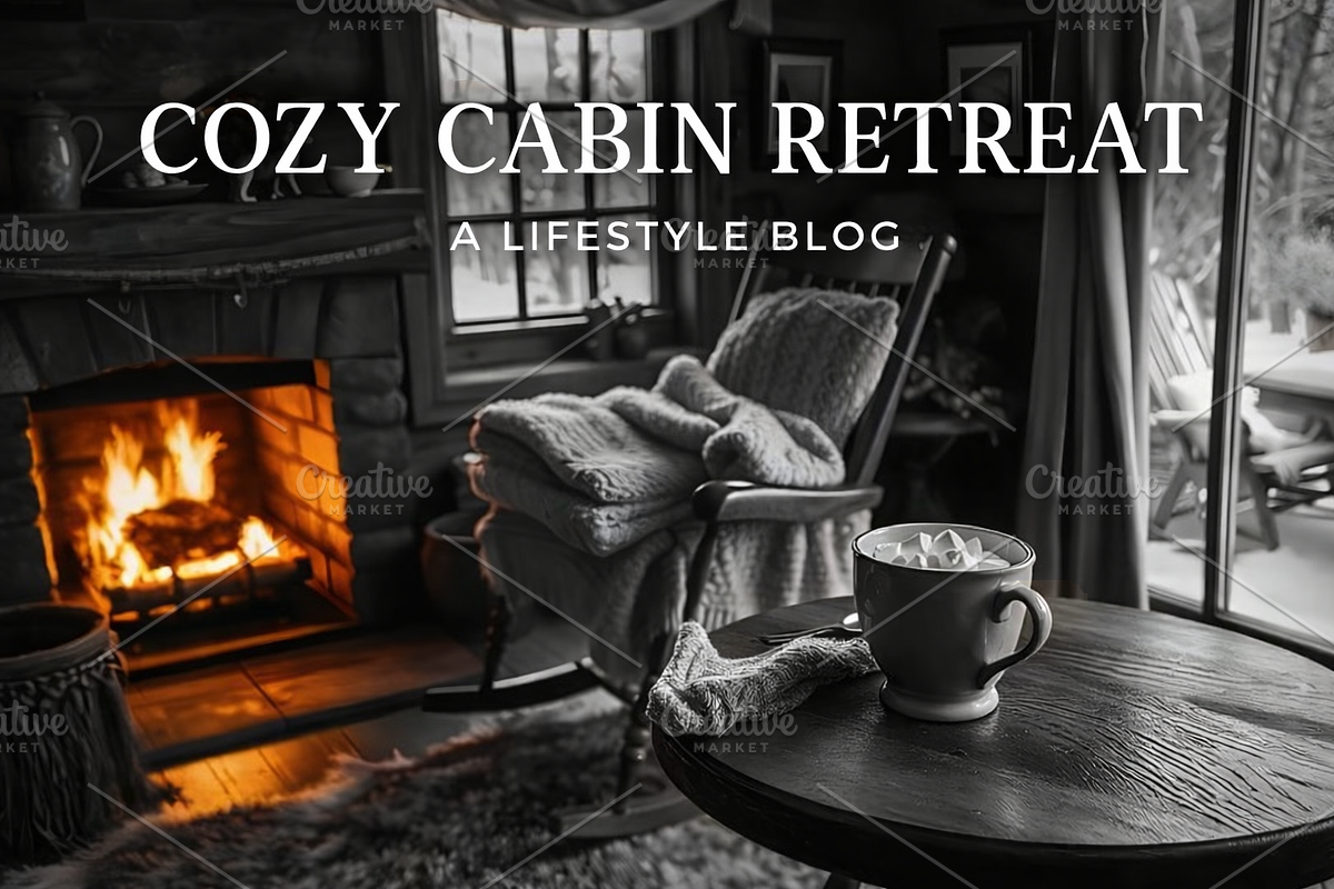Winter Cabin Serenity | Stock Photo, a Holiday Photo by Aura Canyon HQ (Photo 7 of 15)