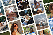 Frutiger Aero Y2K Instagram Posts, a Social Media Template by Meraki Templates (Thumbnail 1 of 6)
