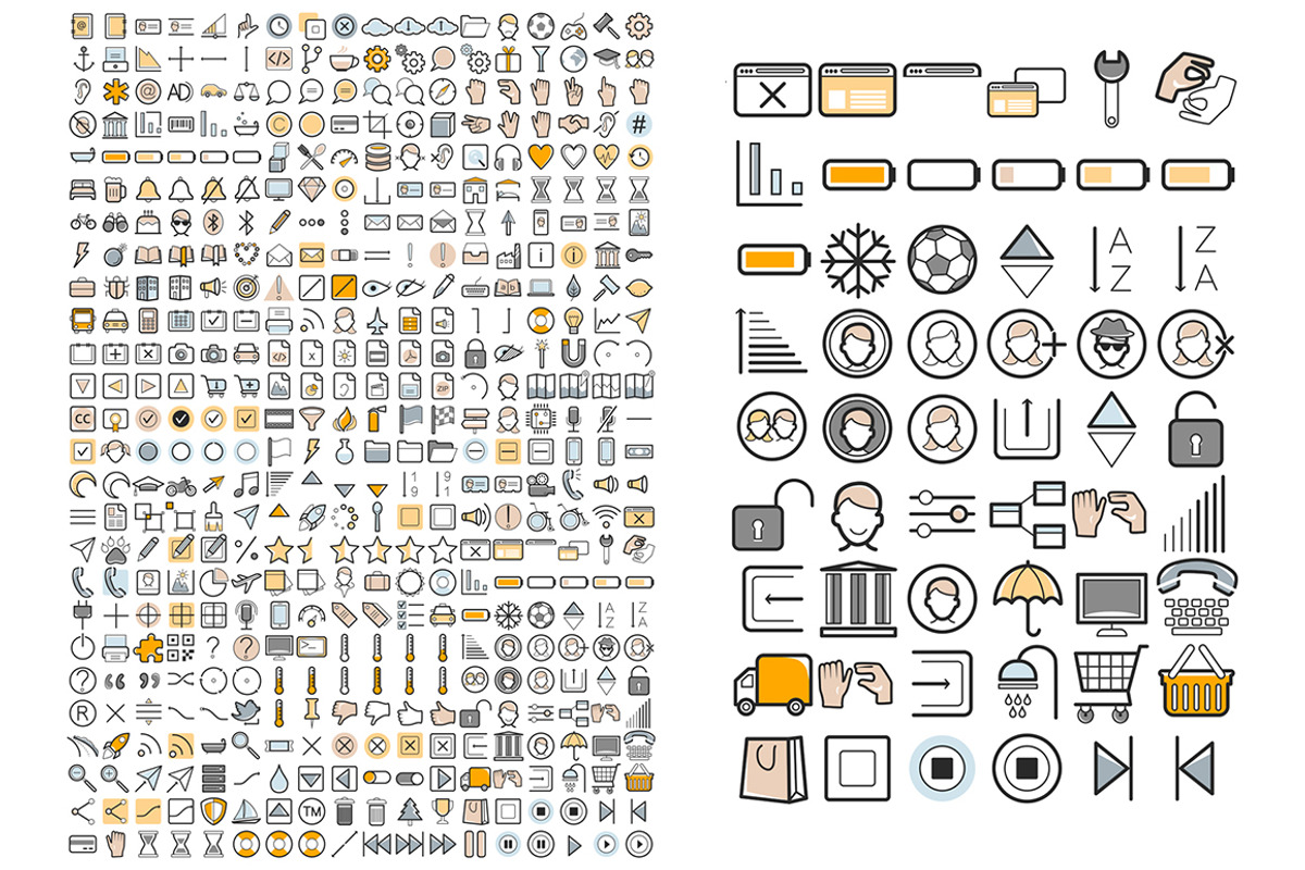 486 Web Application Icons, an Outline Icon by land art (Photo 7 of 7)