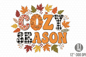 Cozy Season Png Cute Fall Png Autumn, a Graphic by Designking