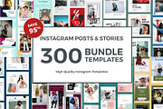 Instagram Templates Bundle 95% OFF, a Social Media Template by UICreative (Thumbnail 1 of 21)