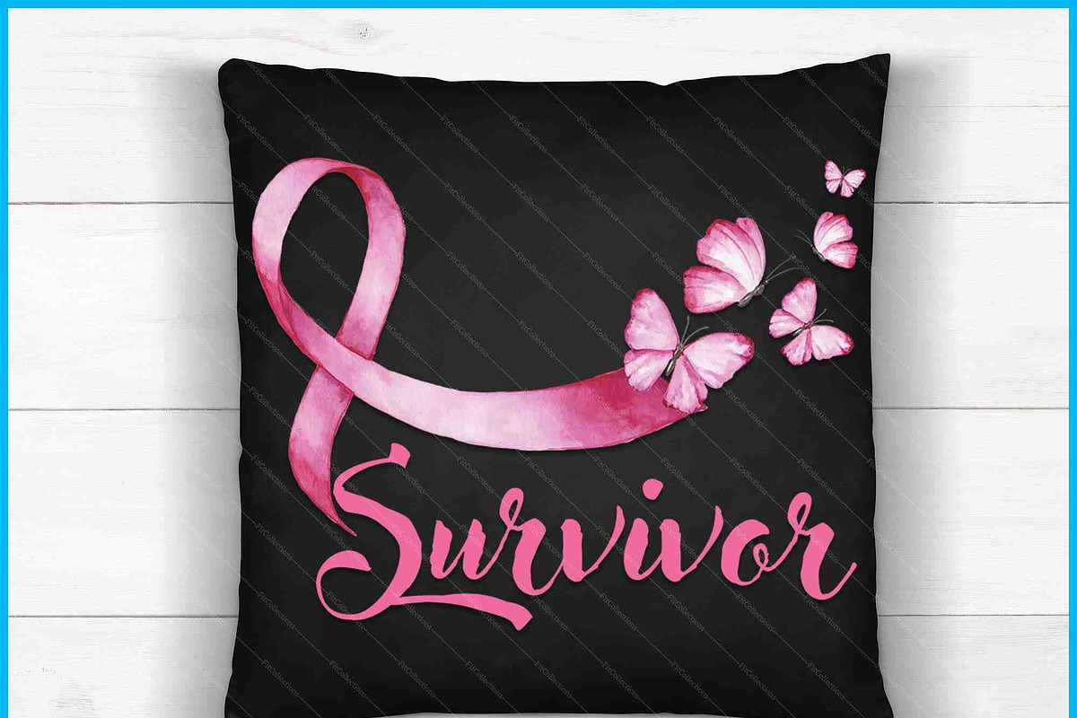 Butterflies Ribbon Survivor Awarenes, a Graphic by Creativeusart (Photo 4 of 4)