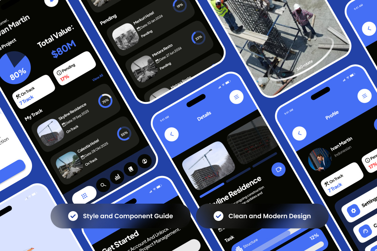Bangunik – Construction Ops App, an App Template by productype1 (Photo 3 of 5)