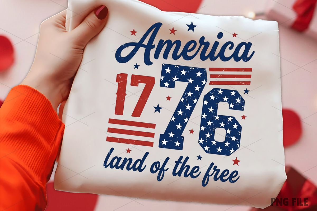 America 1776 Patriotic SVG PNG, an Illustration by OK Design (Photo 2 of 4)