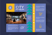 Museum Exhibit Brochure Art Gallery, a Templates & Theme by studiogstock (Thumbnail 3 of 3)