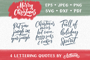 Christmas Lettering Quotes