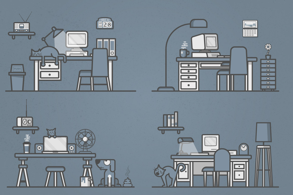 Scenix - Vector Line Scene Builder, a Product Mockup by Bobboz Store (Photo 2 of 5)