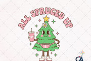 All Spruced Up Christmas Tree PNG, an Illustration by Creative Art (Thumbnail 1 of 6)