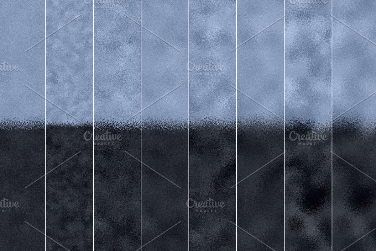 Two-Tone Foil Textures - Black/Blue, a Texture Graphic by U + Me Studio (Photo 2 of 3)