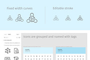 Crosschain outline icons, an Outline Icon by LAFS (Thumbnail 2 of 3)