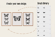 Butterfly stamp brushes, a Graphic by Olga Brinza (Thumbnail 3 of 6)