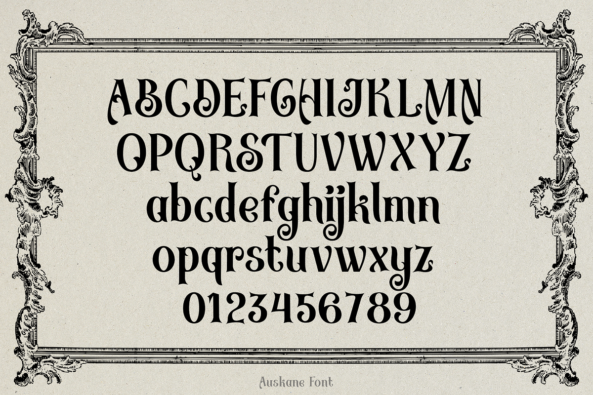 Auskane Victorian Font, a Blackletter Font by madeDeduk (Photo 4 of 8)