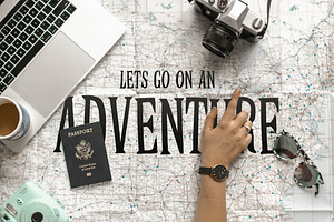 Travel Stories Font Duo